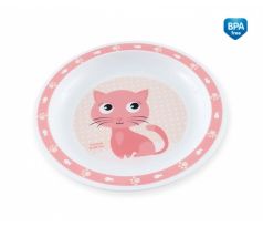 Plastový tanierik Cute animals mačička