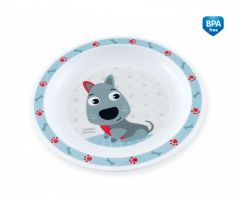 Plastový tanierik Cute animals psík