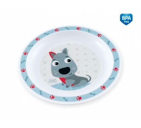 Plastový tanierik Cute animals psík