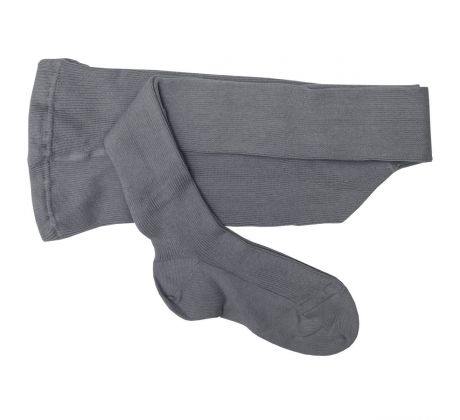 Detské klasické rebrované pančuchové nohavice zo 100% bavlny-šedá
