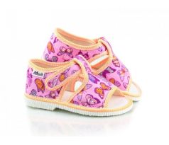 Papučky Manik-motýle-322